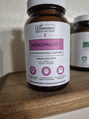 Just Ingredients Menopause Plus PostMenopausal Support 60 Capsules 30 Day Supply
