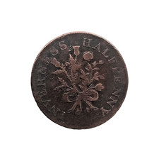 Antique Georgian 1793 Inverness Halfpenny Token
