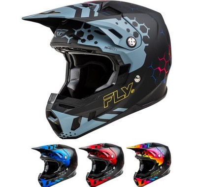 Fly Racing Formula CC Tektonic MX ATV Off-Road Motocross Helmet