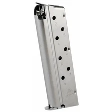 Mecgar 8 Rounds 40 S&W Pistol Magazine For 1911 Government, Nickel - MGCGOV40N