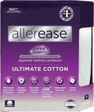 AllerEase Ultimate Allergy Protection Comfort Zippered Mattress Protector