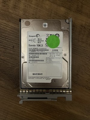 Seagate ST9300653SS 300GB 2.5'' 6Gb/s 15K RPM SAS Drive W/Caddy P/N: 9SW066-175