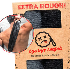 Extra Long Exfoliating Washcloth Body Scrubber Shower Towel 2 Pack Set
