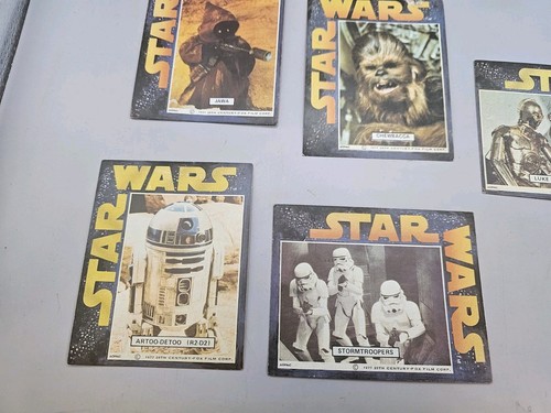 8 STAR WARS 1977 GENERAL MILLS CEREAL ADPAC STICKER LOT OF 5 - Bild 2 von 5