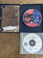 Twisted Metal Black PS2 + Twisted Metal 2 PS1 Games Tested Working