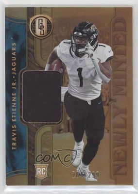 2021 Gold Standard Newly Minted Memorabilia Travis Etienne Jr Rookie RC 0bt4