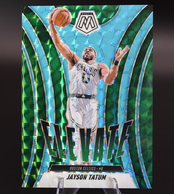 2024-25 Panini Mosaic -  Jason Tatum Elevate Blue Flourescent /30