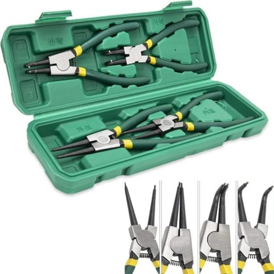 #ad 4Pcs 7quot; Internal External Snap Ring Pliers Set Heavy Duty Circlip Pliers Kit ✨ $12.99