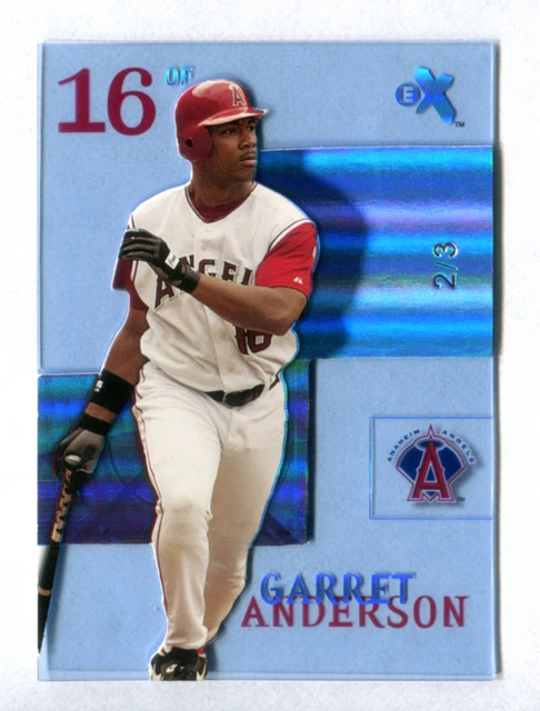 2003 E-X Essential Credentials Now #3 Garret Anderson 2/3 Anaheim Angels