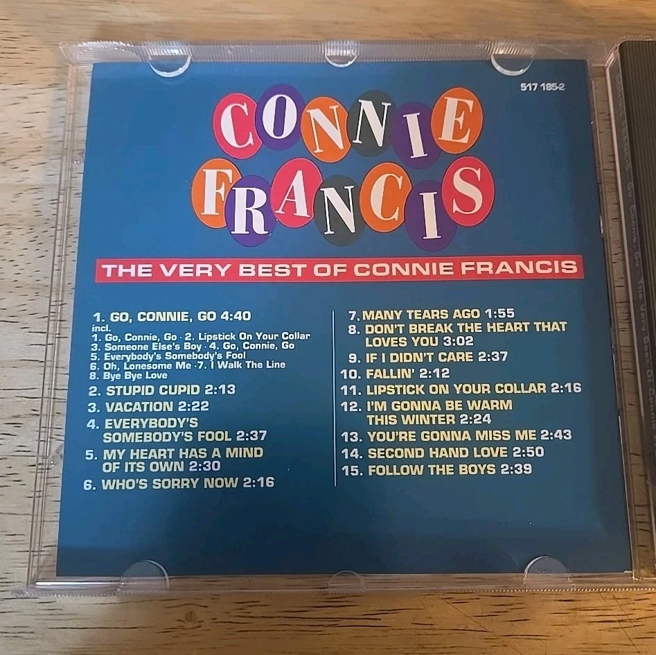Connie Francis - Go Connie Go The Very Best German Import - Image 3 of 4