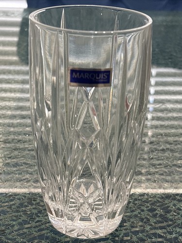 1 Set (4) Marquis Waterford Brookside Crystal Highball Glasses Hallmarked - Picture 2 of 4