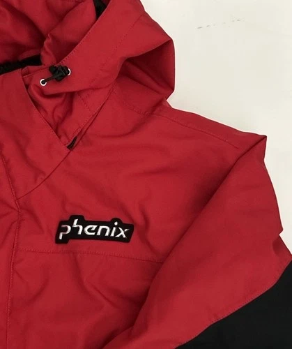 Phenix EX-191 Insulated Ski Jacket Men's XL Red Black CSIA Hooded Snow Coat image 2