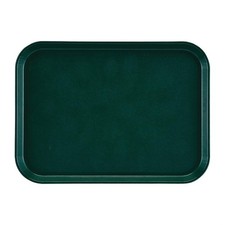 Cambro Epictread rechteckiges rutschfestes Fiberglastablett dunkelgr&uuml;n 41,5x30,5