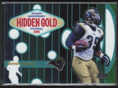2005 Topps Chrome #HG11 Steven Jackson Golden Anniversary Hidden Gold Rams (C2)