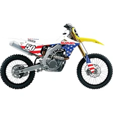 D'COR U.S.A. Suzuki Complete Graphic Kits White #20-40-400