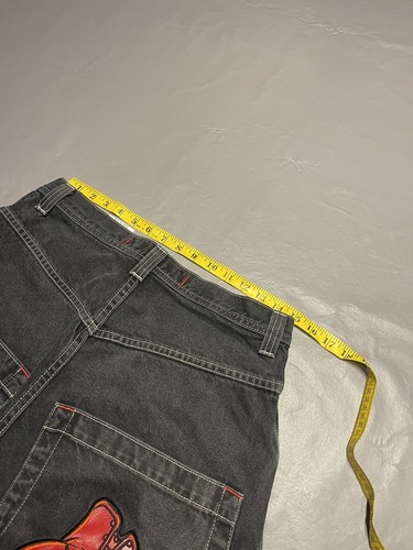 Y2K Jnco Jeans Black Size 33/32 Boxing Gloves Rare - Picture 7 of 14