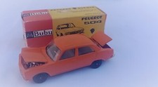 Buby Argentina juguete metal fundido a presión 1/43 peugeot 504 naranja