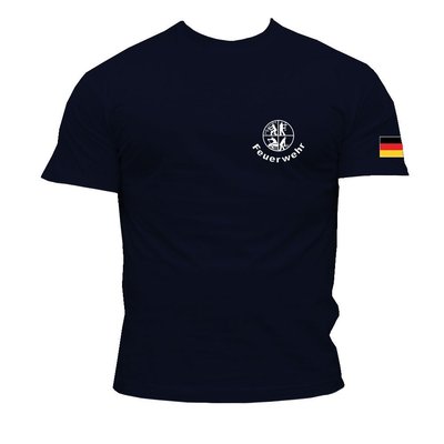 Rescue Point Feuerwehr Firefighter Fireman Firemen Herren Men's Kurzarm T-Shirt