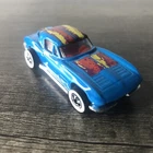 Vintage 1991 Hot Wheels Corvette Split Window Blue Card Series #197 White Walls