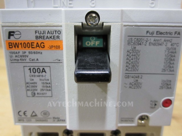 1PCS New For Fuji EA103B 3P 100A Circuit breaker In Box FAST SHIP