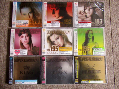 10CD Set Super Eurobeat Vol.191 192 193 194 195 196 197 198 199