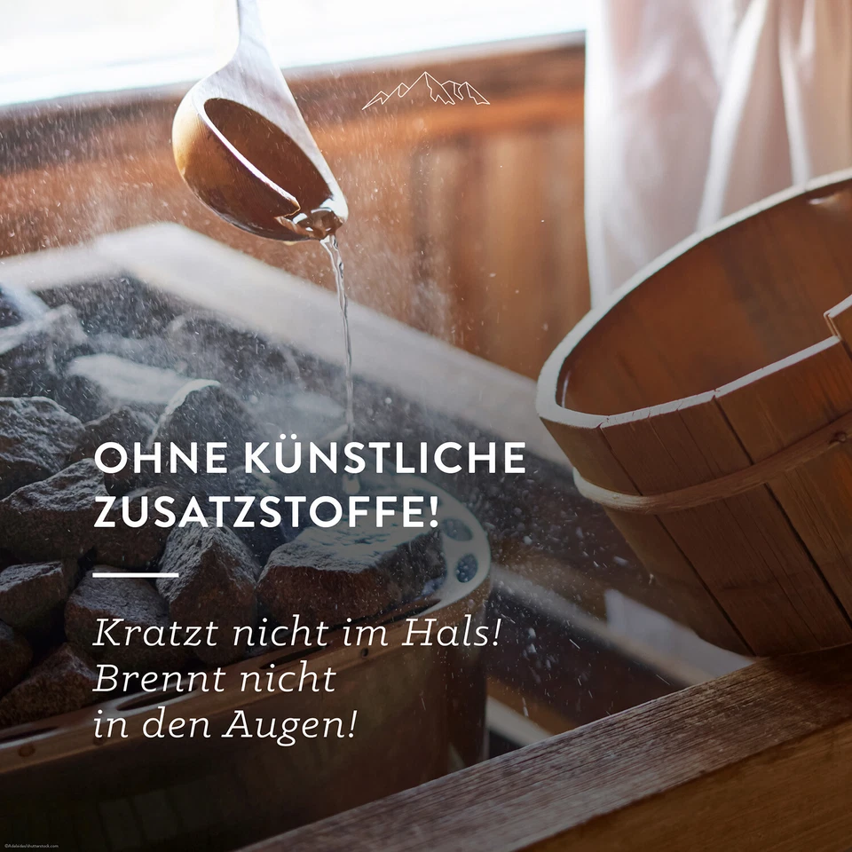 Bio Sauna Aufguss Konzentrat von Allgäuquelle - Eukalyptus,Latschenkiefer, Zirbe - Bild 2 von 4