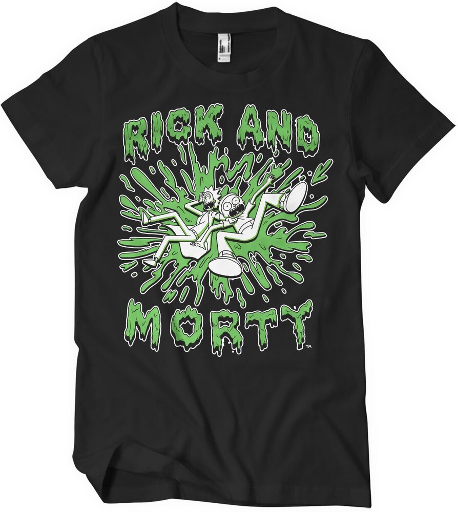 ALTRA Rick And Morty Splash T Shirt Black