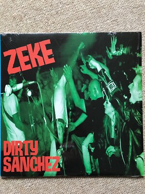 zeke: dirty sanchez lp 1999 orange translucent epitaph records 