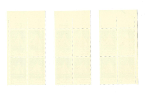 Set of 3 US Plate Blocks Scott #2342 22c Maryland P# 11111/1 + Use Zip + USPS CC - Picture 2 of 2