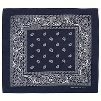 Navyblau Weiss Bandana Tuch Halstuch Kopftuch Schal Bw Army Biker Stirnband 403G