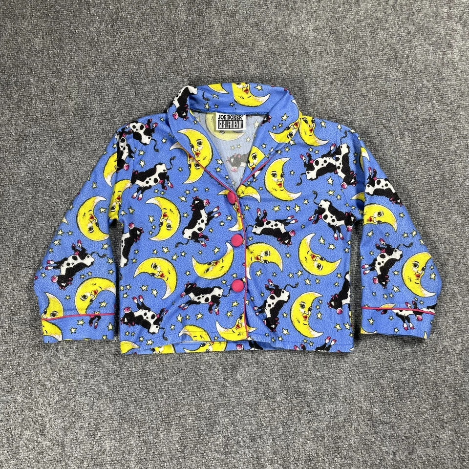 Joe Boxer 2 Piezas Pijama Vaca Luna Dormir Niña Niños Jóvenes Talla 6 Pijamas Foto 2 de 4