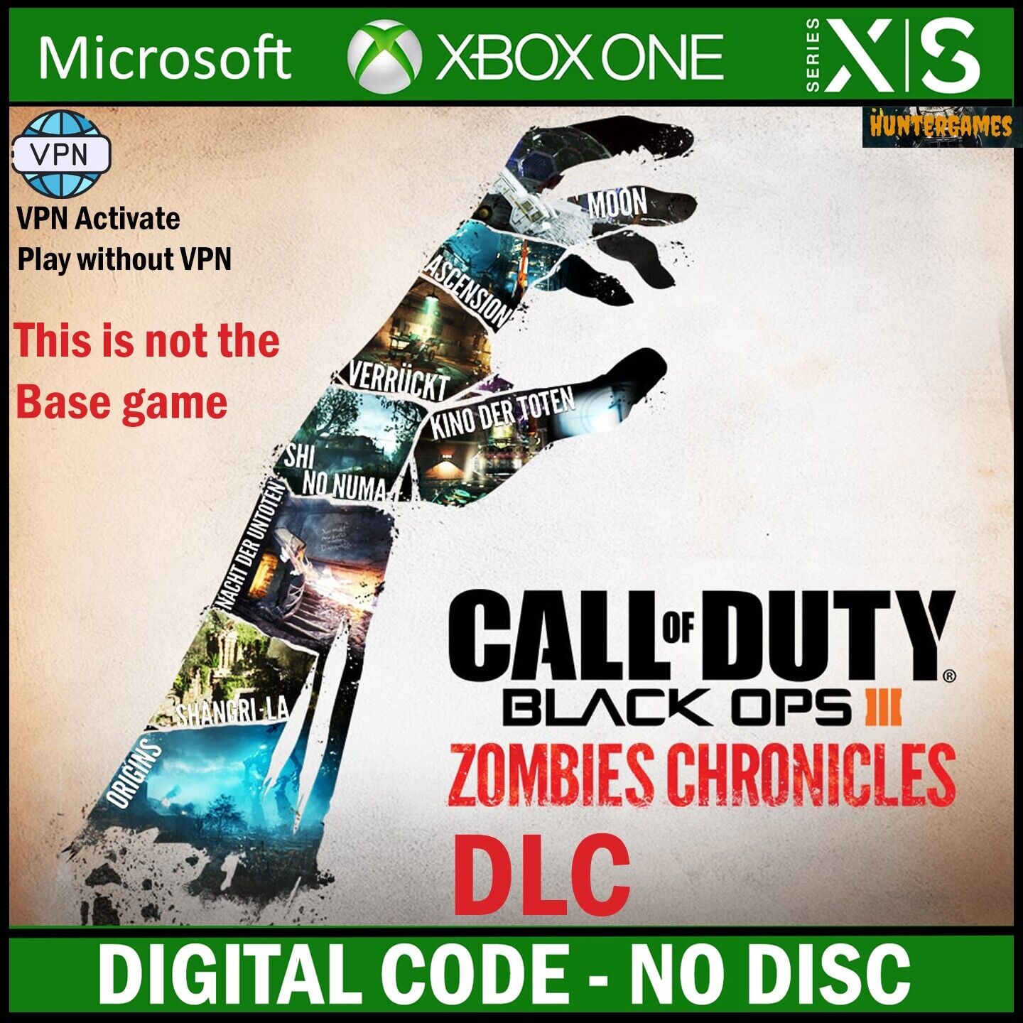  Call of Duty Black Ops III Zombie Chronicles - Xbox One :  Activision Inc: Everything Else