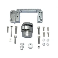 GPM Alum Servo Mount +25T Servo Horn w/Built-In Spring Grey : 8S Kraton/Outcast