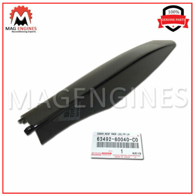 63492-60040-C0 GENUINE OEM ROOF RACK LEG COVER, FRONT LH