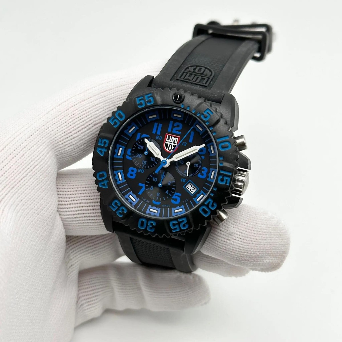 Luminox Navy Seal Colormark Chronograph Black Dial Quartz Mens