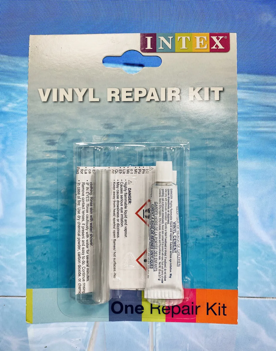 Intex Vinyl Repair Kit 1 pk Glue Cement Patch for Inflatables Pools Wet Set