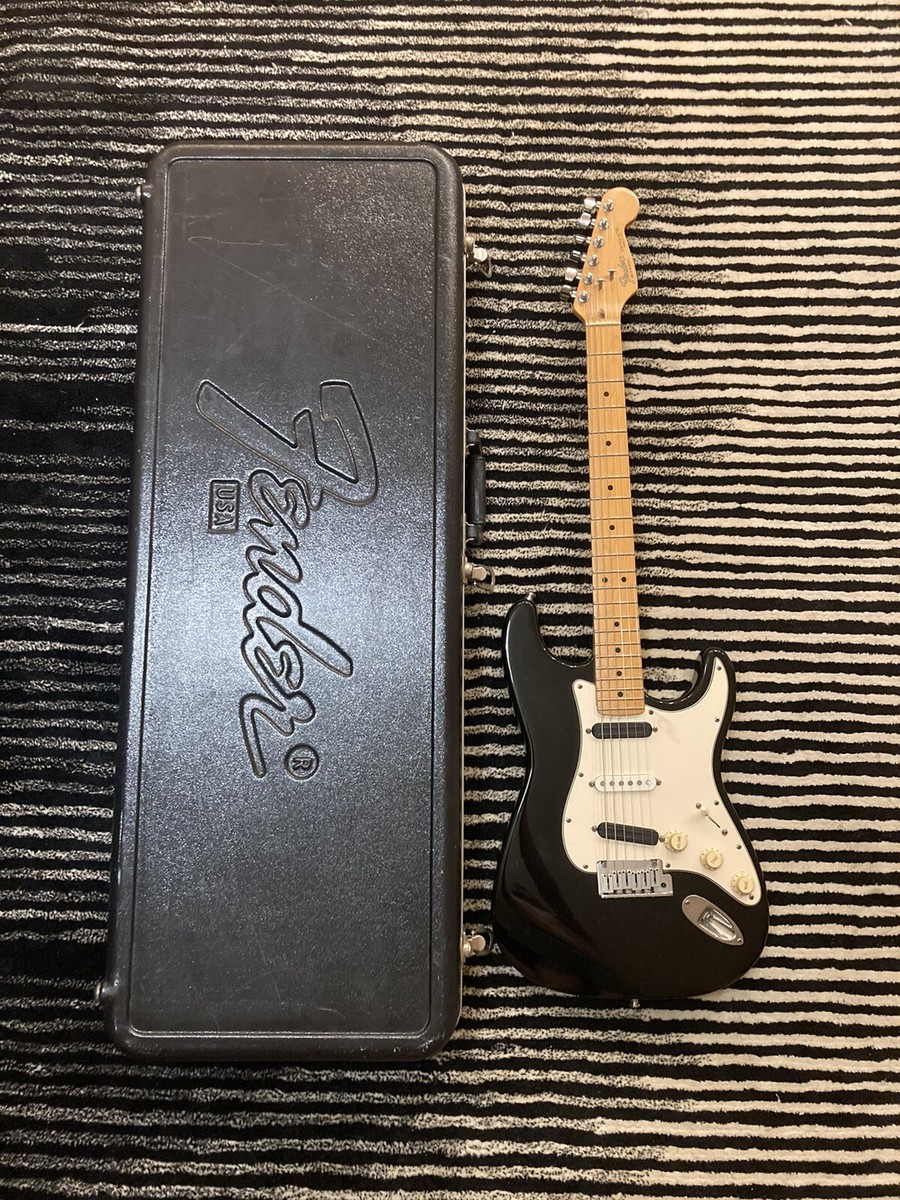 Vintage USA Stratocaster Guitar Fender American 89-90 Black Vintage USA Stratocaster Guitar Fender American 89-90 Black