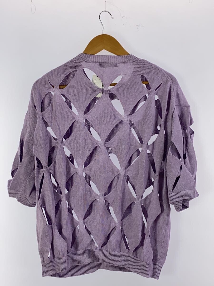 NKNIT KNIT SWEATER (THIN COTTON Purple SOLID) 23SS-0110 Used