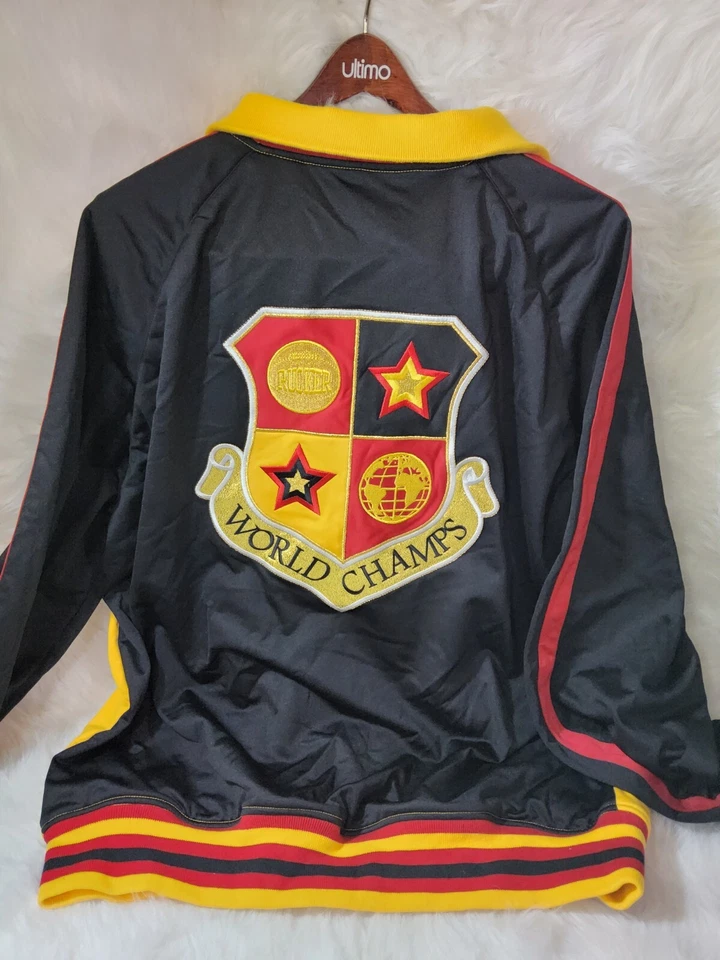 Parche Suéter Dean Y2k Rucker Vintage Campeones del Mundo de Baloncesto Para Hombre Talla XL 90s  Foto 4 de 4