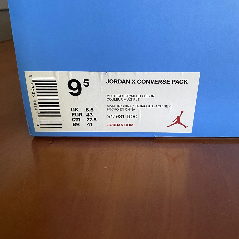 Talla 9.5 - Jordan x Converse Alumni Pack 2017 Foto 2 de 4