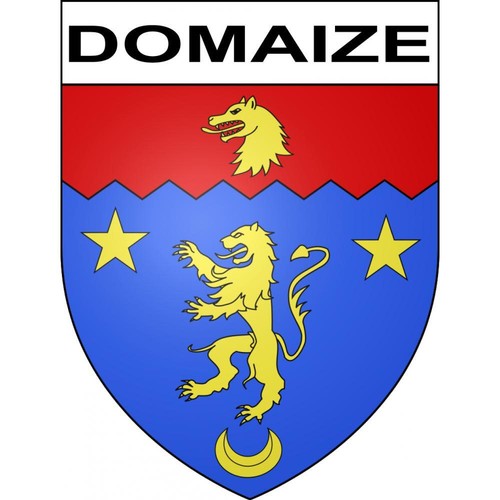Autocollant Blason De Domezain-Berraute (64) - Sticker écusson Adhésif