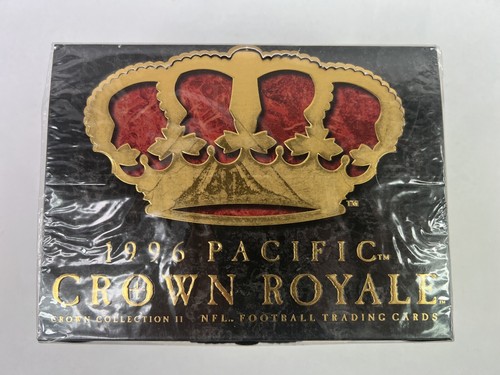 Factory Sealed Hobby Box 24 Ct 1996 Pacific Crown Royale Collection II NFL WOW - Picture 2 of 12