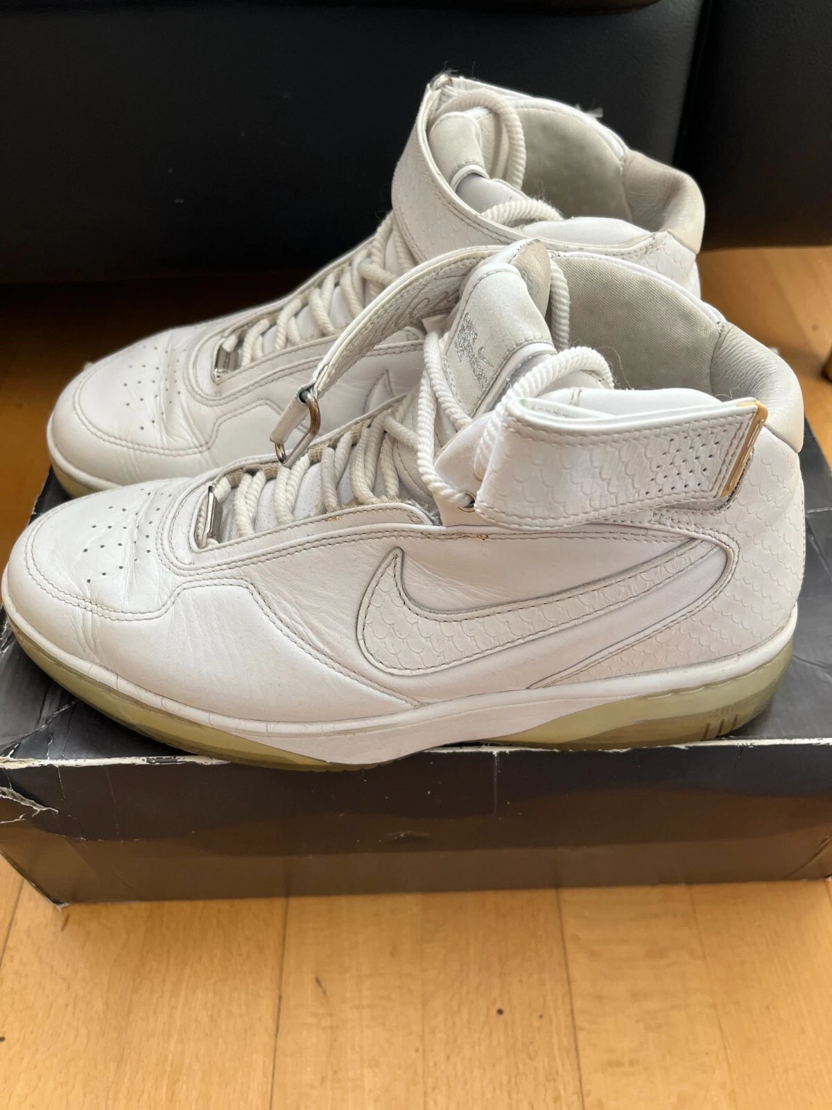 Nike Air Force 25 Supreme Blanc Chrome   315016 111   Taille 10