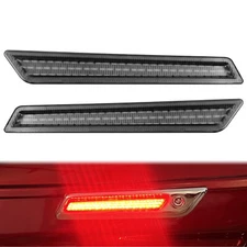 Smoke Reflector Saddlebag Saddle Bag Latch Turn Signal Light Fit For Harley 14+