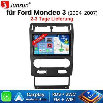 Android 15 Autoradio für Ford Mondeo III 2004-2007 GPS Navi wifi Carplay FM RDS