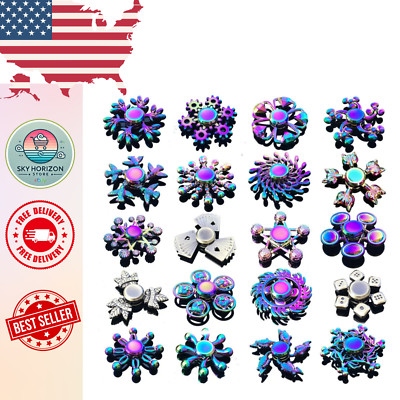 Metal Spinner Fidget - Stress Relief Hand Spinner Toy for Kids & Adults