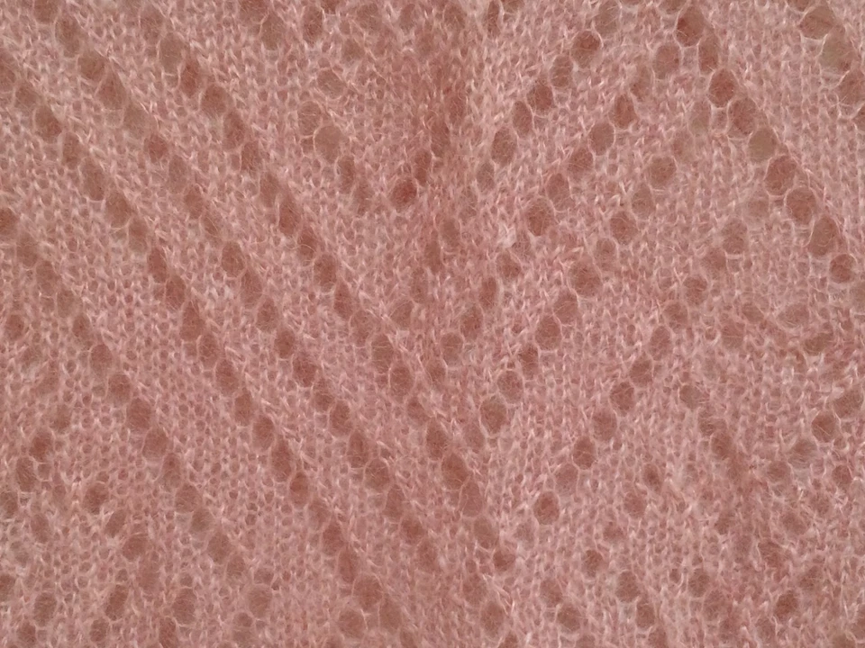 Saldarini Italy Pink Lace Mohair Scarf Shawl Wrap NWT - Image 2 of 4