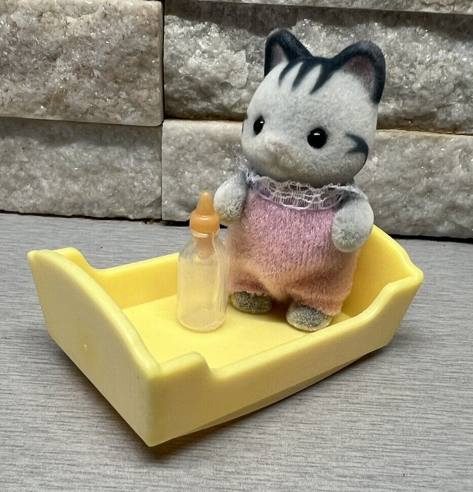 Sylvanian Families Fisher Grey Cat Family Baby Liberty Sylvanian Families Fisher Grey Cat Family Baby Liberty