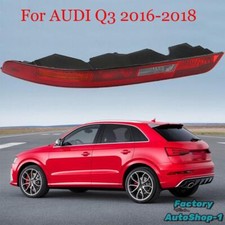 Left Driver Side Rear Bumper Lights Lower Tail Brake Lamp For Audi Q3 2016-2018