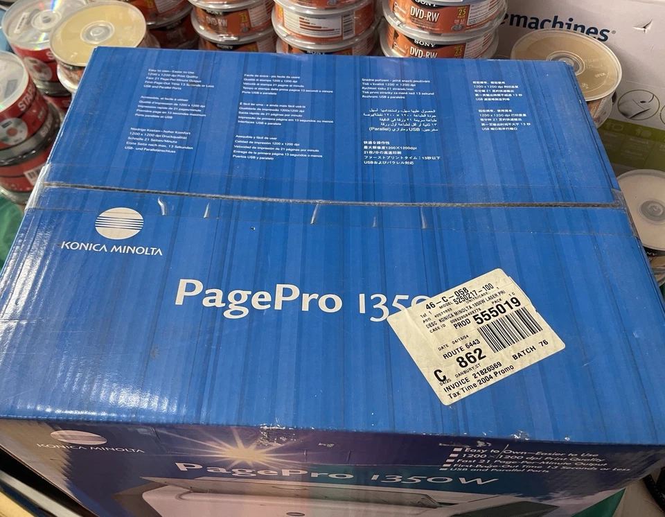 KONICA MINOLTA PAGEPRO 1350W Stylish Compact Laser Printer NEW - Image 3 of 4